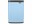 Brabantia Kosmetikeimer Bo Waste Bin 4 l, Hellblau, Fassungsvermögen: 4 l, Höhe: 27.2 cm, Anzahl Behälter: 1, Detailfarbe: Hellblau, Form: Eckig, Material: Stahl