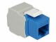 DeLock RJ-45 Keystone Modul Cat.6, UTP blau