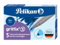 Pelikan Tintenpatrone Griffix Königsblau, 5 Stk., Detailfarbe