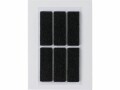 Herma Stickers Filzgleiter 15 x 45 mm, 6 Stück, Schwarz