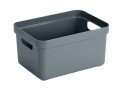 Sigma Home Aufbewahrungsbox 13 l Blau/Grau, Breite: 25.5 cm, Höhe