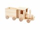 Creativ Company Holzartikel Holzzug mit Anhänger 2 Stück, Breite: 6.5