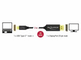 DeLock Kabel USB Type-C ? DisplayPort koaxial Kabel, 2m