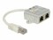 Bild 2 DeLock Anschlussverdoppler RJ45 - 2x ISDN für 2 ISDN-Telefone