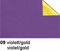 URSUS     URSUS Bastelfolie Alu 50x80cm 4442109 90g, violett/gold