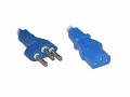 Diggelmann Netzkabel 1 m C13-T12, Anzahl Leiter: 3, Detailfarbe