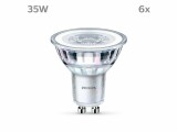 Philips Lampe (35W), 3.5W, GU10, Warmweiss, 6 Stück