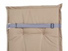 COCON Stuhlauflage Hochlehner Outdoor 120 x 50 cm, Beige