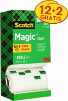 SCOTCH Magic Tape 810 EcoBox 19mmx33m 81933R14RTR transparent