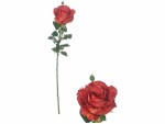 CHALET Kunstblume Rose 66 cm, Rot, Produkttyp: Schnittblumen und