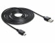 DeLock Delock Easy-USB2.0-Kabel A-MiniB: 3m, USB-A