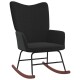 vidaXL , Farbe: Schwarz, Material: Samt (100% Polyester). PVC (75