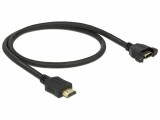 DeLock Kabel HDMI ? HDMI, 0.5m 4K/30Hz, zum Einbau