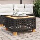 vidaXL , Farbe: Schwarz und Braun, Material: PE-Rattan