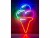 Bild 0 Vegas Lights LED Dekolicht Neonschild Cornet 24 x 36 cm