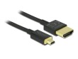 DeLock Kabel 4K 60Hz HDMI - Micro-HDMI (HDMI-D), 5