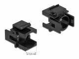 DeLock Keystone-Modul 12.5 mm Durchführung, schwarz 4er-Pack