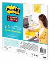 POST-IT Super Sticky Big Notes BN11-EU gelb, 30 Blatt