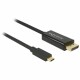 Image 3 DeLock USB-C - DisplayPort Kabel, 1m