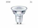 Philips Lampe (35W), 3.5W, GU10, Neutralweiss, 2 Stück