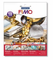 FIMO Blattmetall 14x14cm 878181 silber, Kein Rückgaberecht