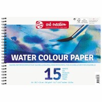 TALENS Aquarellpapier 9317002M A4, 15 Blatt, 250 g/qm, Kein