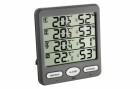 TFA Dostmann Thermo-/Hygrometer KLIMA-MONITOR, Detailfarbe: Grau, Typ