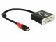 DeLock Adapter USB Type-C - DVI-D, Kabeltyp