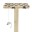 Image 5 vidaXL Arbre à chat avec griffoir en sisal 95 cm Beige Motif de pattes