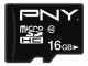 PNY microSDHC-Karte Performance Plus 16 GB