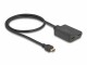 Image 0 DeLock 2-Port Signalsplitter HDMI ? HDMI 4K 60 Hz
