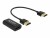 Bild 6 DeLock Adapterkabel HDMI, VGA Metalgehäuse, Schwarz, Kabeltyp