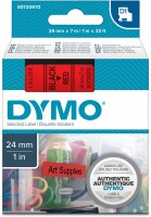 DYMO Schriftband D1 S0720970 schwarz/rot 24mm/7m, Dieses