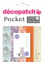 DECOPATCH Papier Pocket Nr. 14 DP014O 5 Blatt