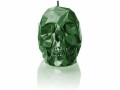 Candellana Kerze Totenkopf klein Grün metallic, Eigenschaften