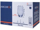 Arcoroc Trinkglas Malea 350 ml, 6 Stück, Transparent, Glas