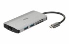 D-Link Dockingstation DUB-M810 USB/HDMI/RJ45/Kartenleser/USB?C Lade