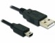 DeLock USB2.0 Kabel, A - MiniB, 70cm, SW, Typ