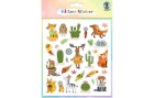 URSUS Motivsticker Glitter Fun Tiere 4 Blatt, 156 Sticker