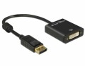 DeLock Adapterkabel DP - DVI-I, 4K Schwarz, Kabeltyp