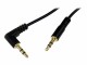 StarTech.com - 6 ft Slim 3.5mm to Right Angle Stereo Audio Cable - M/M