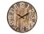 Bild 0 NeXtime Wanduhr Aberdeen Holz/Metall, 50 cm, Form: Rund, Detailfarbe