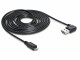 DeLock Delock Easy-USB2.0-Kabel A-MicroB: 3m, USB-A