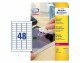 Avery Zweckform Sicherheits-Etiketten L6113-20 45.7 x 21.2 mm