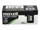 Maxell Europe LTD. Knopfzelle SR731SW 10 Stück, Batterietyp: Knopfzelle