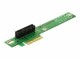 Image 1 DeLOCK - Riser Card PCI Express x4 Angled 90° Left insertion