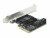Bild 1 DeLock SATA-Controller PCI-Ex4 - 5x SATA3 intern, RAID: Nein
