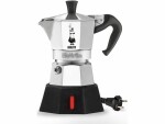 Bialetti Espressokocher Elettrika 2 Tassen, Silber, Betriebsart