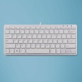 R-Go Tools R-Go Compact Tastatur, QWERTY (US), weiß, drahtgebundenen