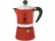 Bialetti Espressokocher Rainbow 3 Tassen, Rot, Material: Aluminium